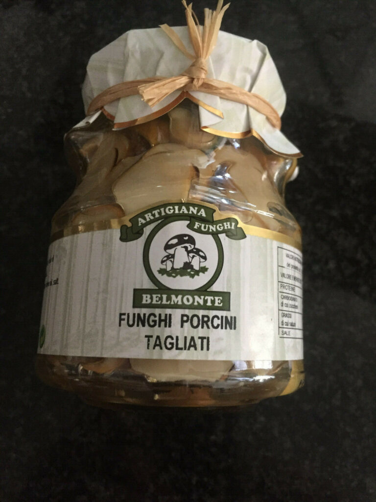 VASETTO DI FUNGHI PORCINI TAGLIATI G 314 SPECIALITÀ ARTIGIANALE CALABRIA LAVORO