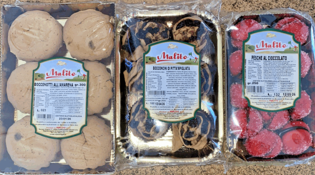 dolci misti tris sapori ticici calabresi.bucchinotti peschine pitta 'nchiusa top